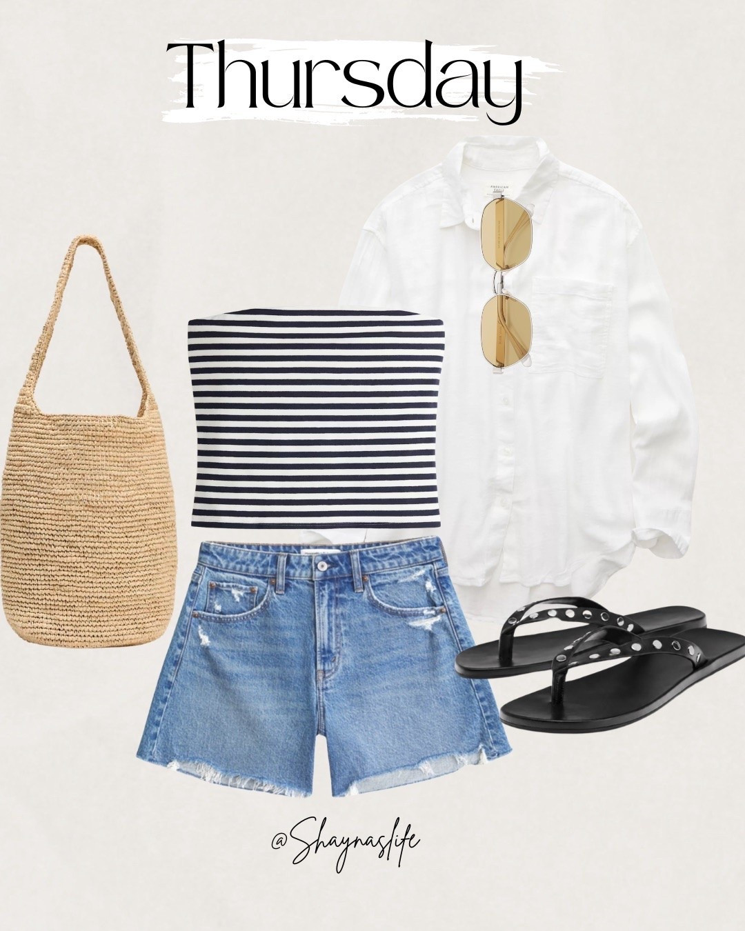 Outfit Inspo
Shorts I size up for relaxed fit size 32 
Top XL 
Tube top I don’t have but I would do a L

#LTKootd #LTKMidsize