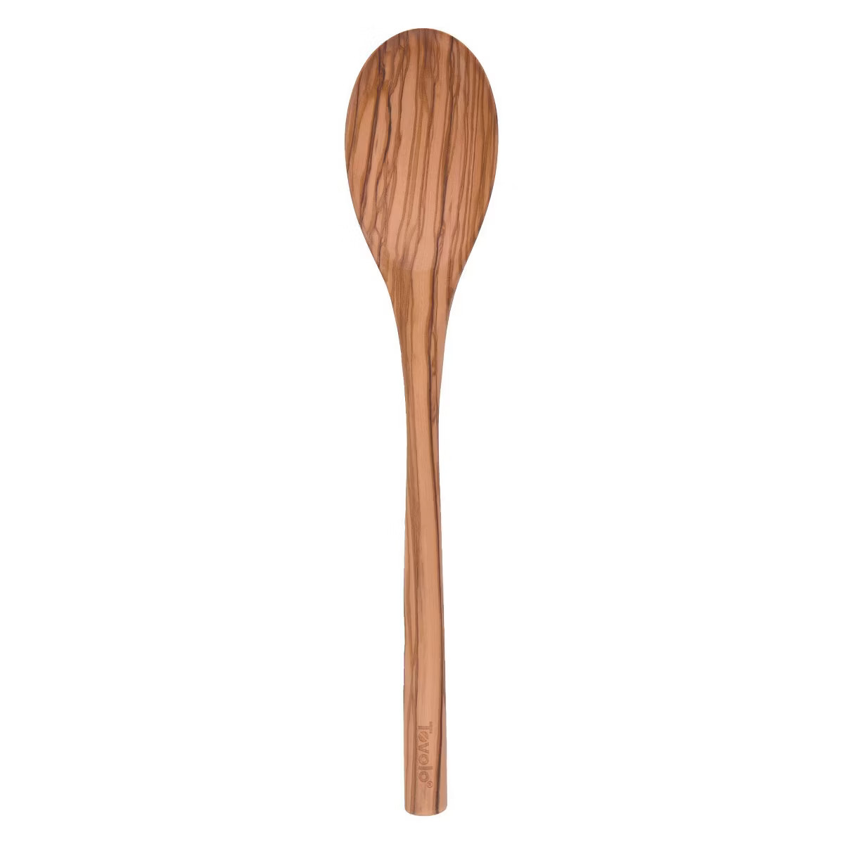 Tovolo Olivewood Spoon Olive Wood: Wooden Cooking Utensil, 12.5" Hand Wash, Light Brown, Slotted ... | Target