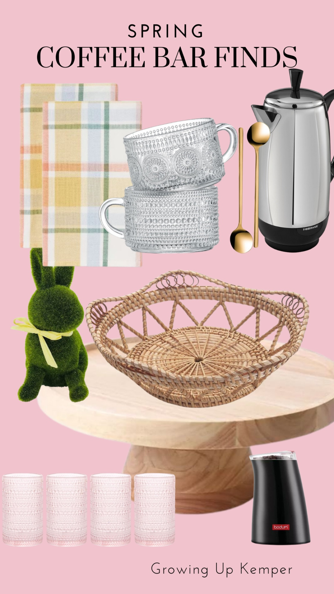 The cutest coffee bar pieces to bring that pop of color this spring!

#LTKhome #LTKSeasonal