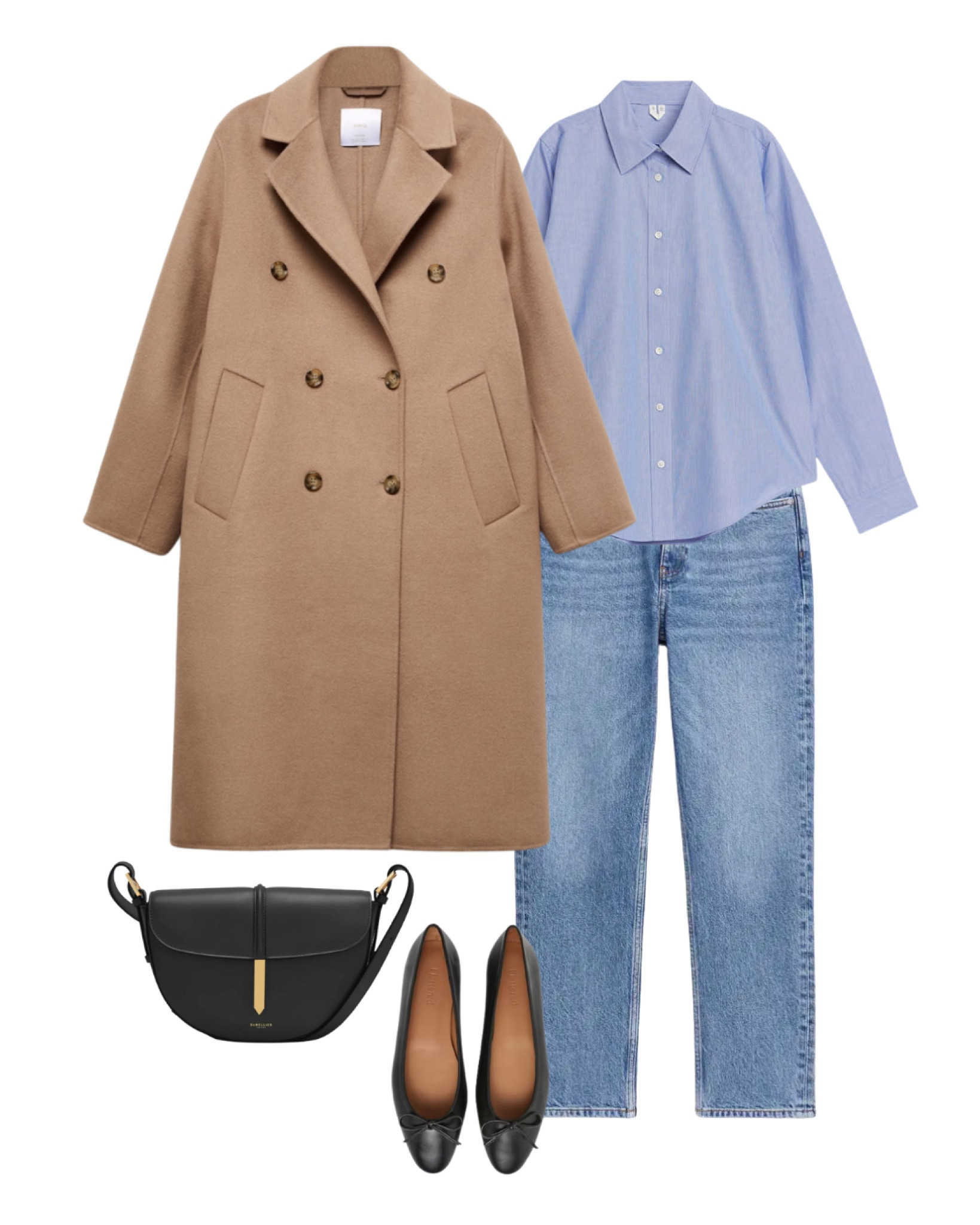 Blue shirt, jeans, beige coat, spring outfit 

#LTKSeasonal #LTKplussize #LTKstyletip
