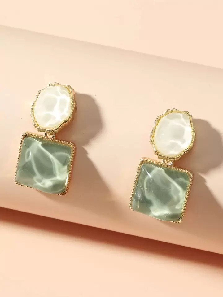 Square Drop Earrings | SHEIN