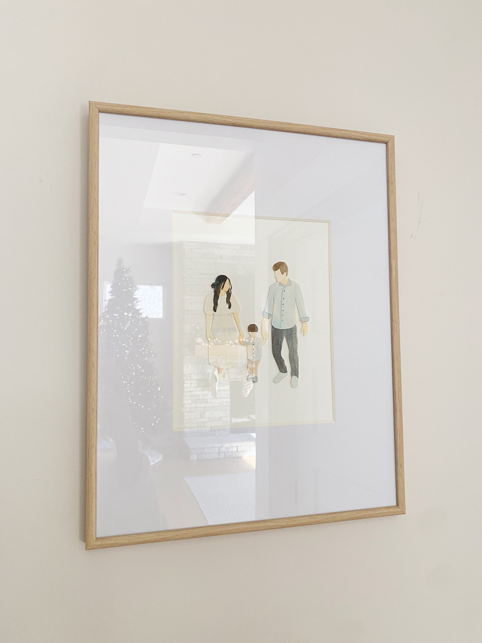 Frame for 8x10 art with border #ltkhome #ltkhomedecor