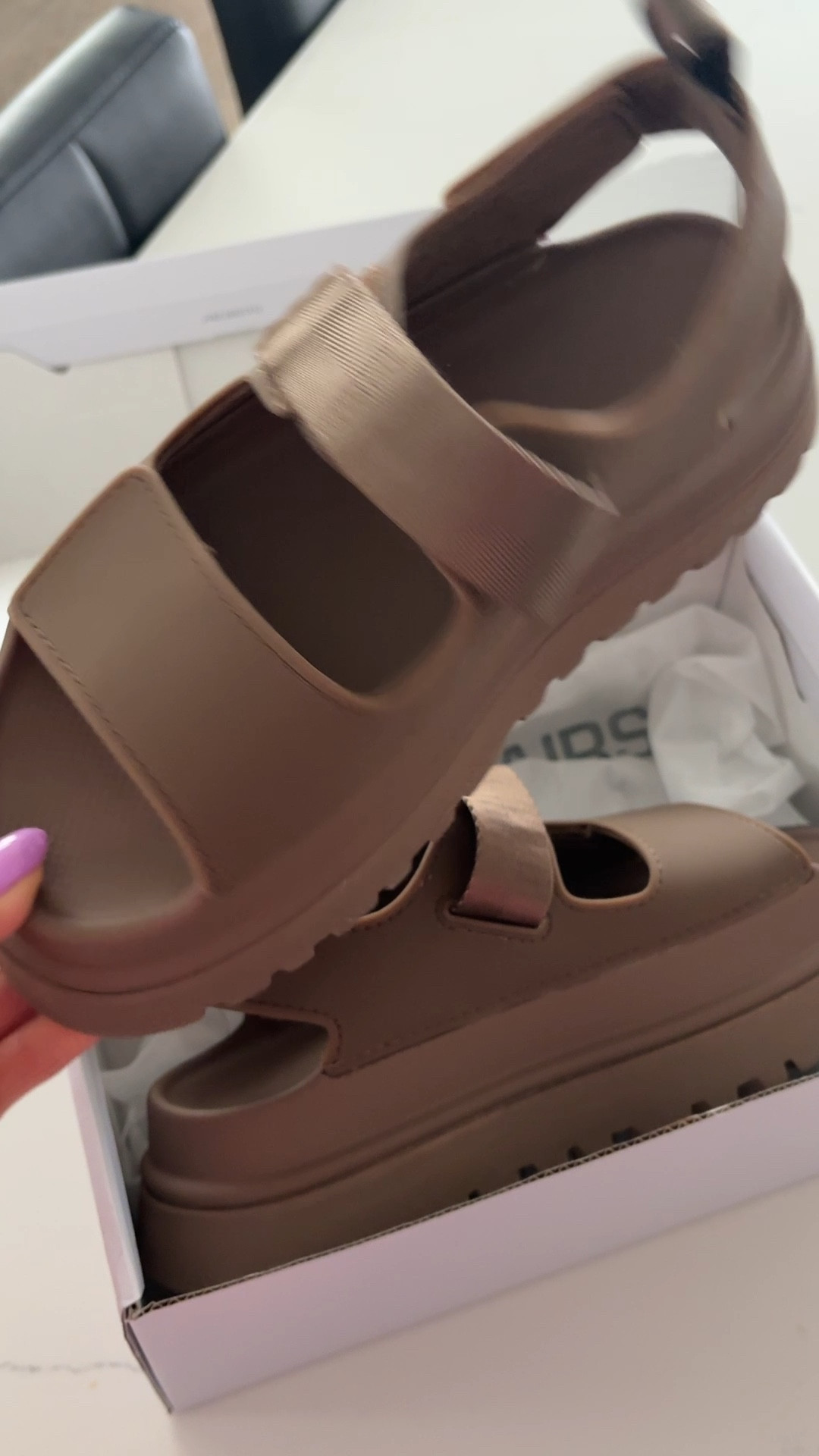 these are look alikes for the Ugg  sandals that are trending!! they are the comfiest!!!! 
I am usually a 7 or 7.5 and got a 7 and my toe is right on the edge so if you’re in between sized go up! 


#LTKShoeCrush #LTKSeasonal #LTKFindsUnder100