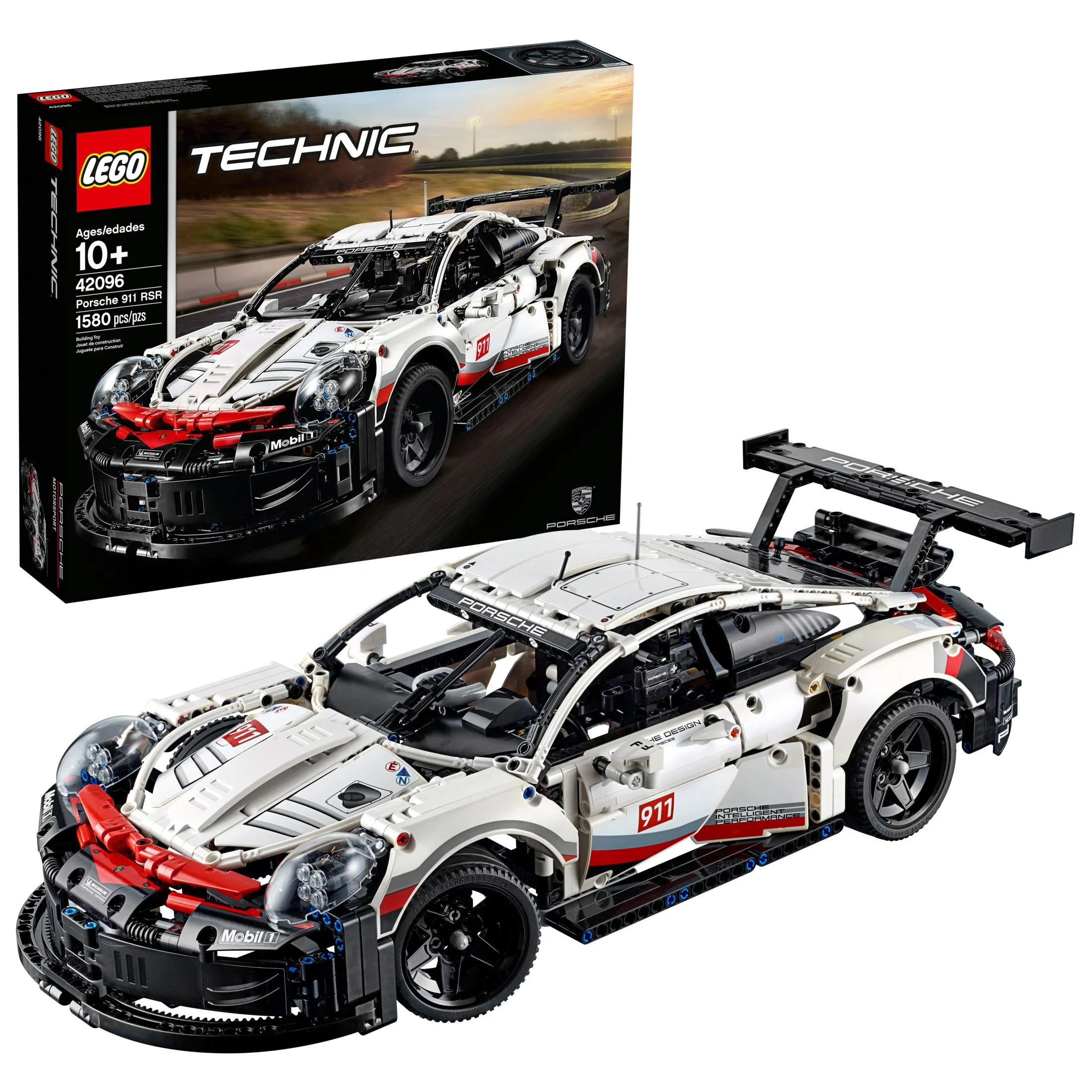 LEGO Technic Porsche 911 RSR Race Car Model Building Kit 42096, Advanced Replica, Exclusive Colle... | Walmart (US)