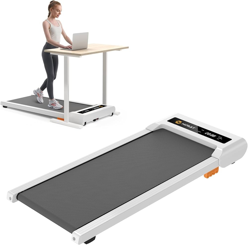 Walking Pad, 2.5HP Under Desk Treadmill for Home Office, 300 Lbs Capacity Portable Treadmill with... | Amazon (US)