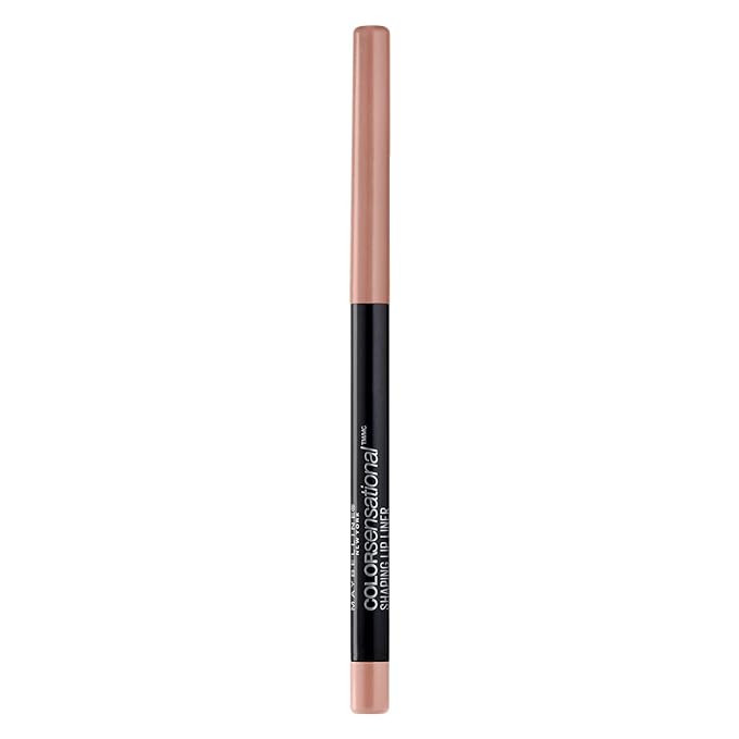 Maybelline New York Makeup Color Sensational Shaping Lip Liner, Nude Whisperer, Nude Lip Liner, 0... | Amazon (US)