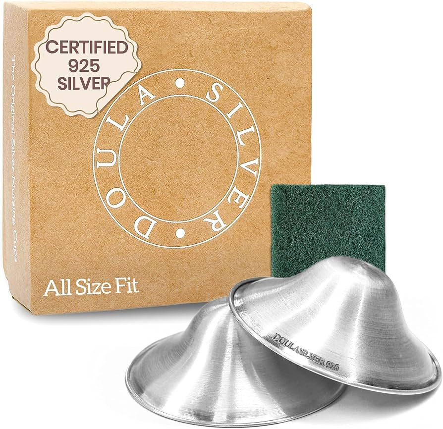 Amazon.com : DoulaSilver The Original Silver Nursing Cups - Nipple Shields for Breastfeeding - Ni... | Amazon (US)