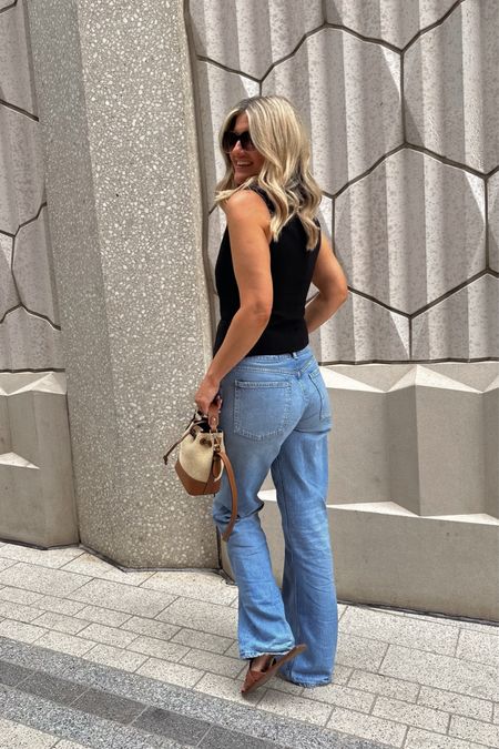 Black waistcoat and jeans look - simple but effective! My waistcoat is an old reiss one my jeans are old Zara but found alternatives 💙🖤



#LTKsummer #LTKstyletip #LTKeurope