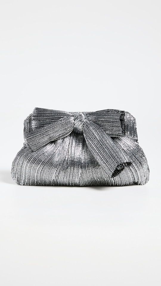 Pleated Frame Clutch with Bow | Shopbop