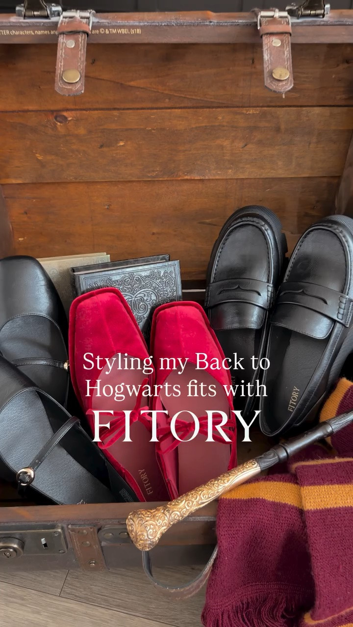 My Harry Potter style with @fitory_official 
#gifted 

✨It’s almost time to go back to Hogwarts, which means it’s time to go back to school shoe shopping! 

👞These shoes are perfect for styling your favorite Hogwarts inspired outfits! And the best part? They are actually comfortable! 

✨Featured here: 
Mellow | Square Toe Mary Jane Flats (Velvet, Burgundy)
Noble | Classic preppy loafers
Melody | Square Toe Mary Jane Flats

✨I typically wear a 7.5 in women’s boots, so ordered that for these shoes and the fit was perfect on each pair! 

🛒: @fitory_official @amazon 

#fitory #harrypotter #backtohogwarts 
Harry Potter 
Wizarding World 
Fitory