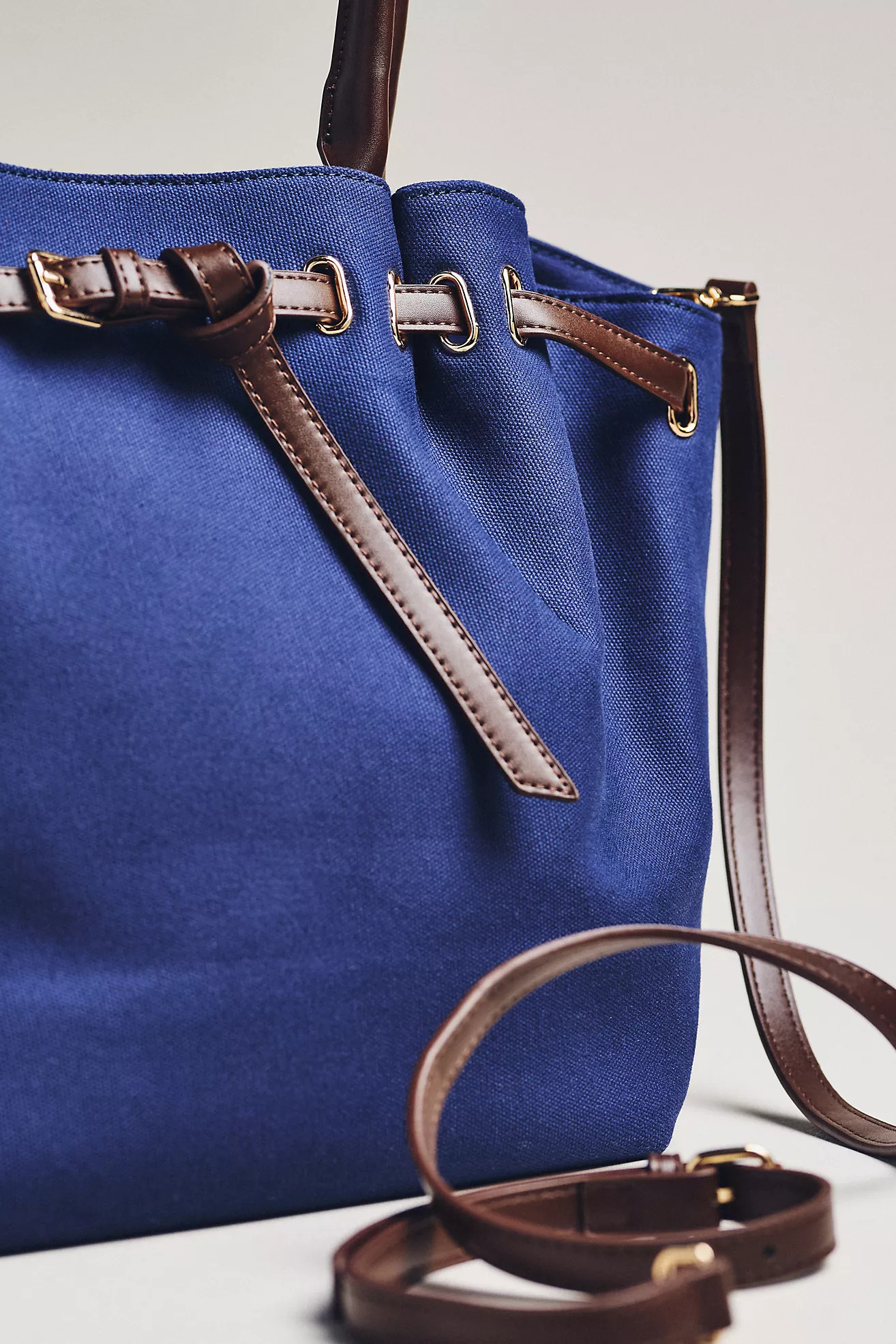 Belted Cinched Canvas Tote | Anthropologie (US)