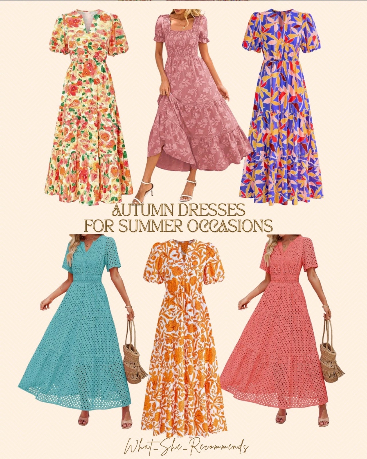 Five Amazon dresses I’m wearing as an Autumn into the summer! I’ve worn most of these to church, but they’d work for so many summertime occasions such as wedding guest, showers, family pics and more. All 5 have pockets, & have been color matched with my swatches! 🌈  They’re maternity friendly, but are NOT maternity styles. So I’m excited to wear them post baby, too!😊

#LTKBump #LTKWedding #LTKSaleAlert