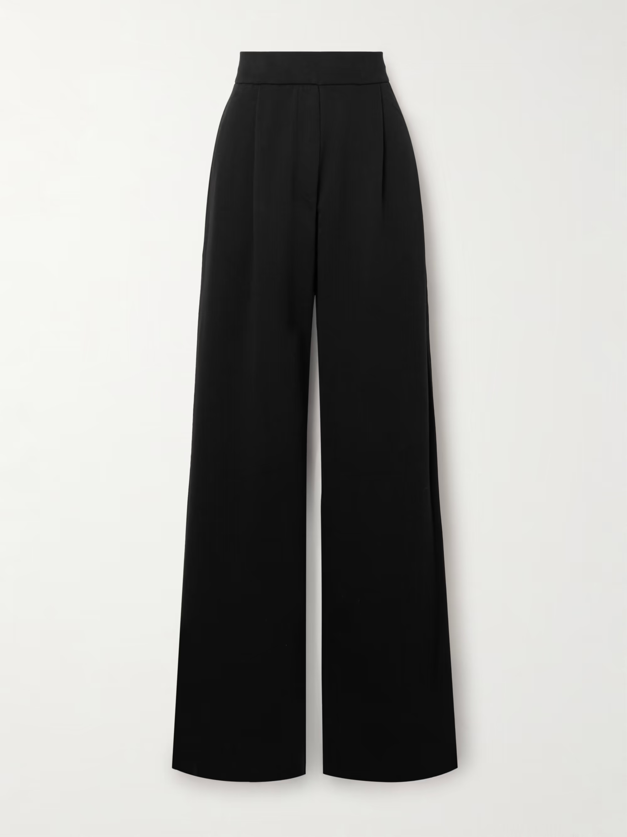 Pleated cotton-jersey wide-leg pants | NET-A-PORTER (UK & EU)