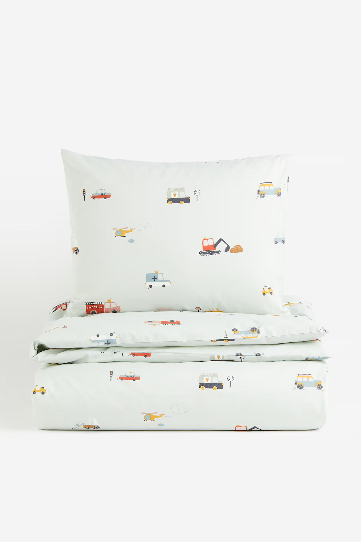 Patterned Twin Duvet Cover Set | H&M (US + CA)