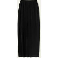 LILYSILK Womens Silk Skirt | Black Natural Silk | Natural Flow Elastic Waist Skirt 8 | LilySilk