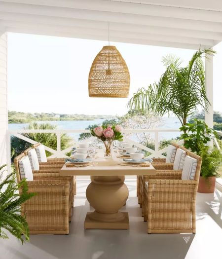 Loving this outdoor dining set from Serena & Lily💕💐

#homedecor #patioset #outdoor #homerefresh

#LTKhome #LTKover40 #LTKSeasonal