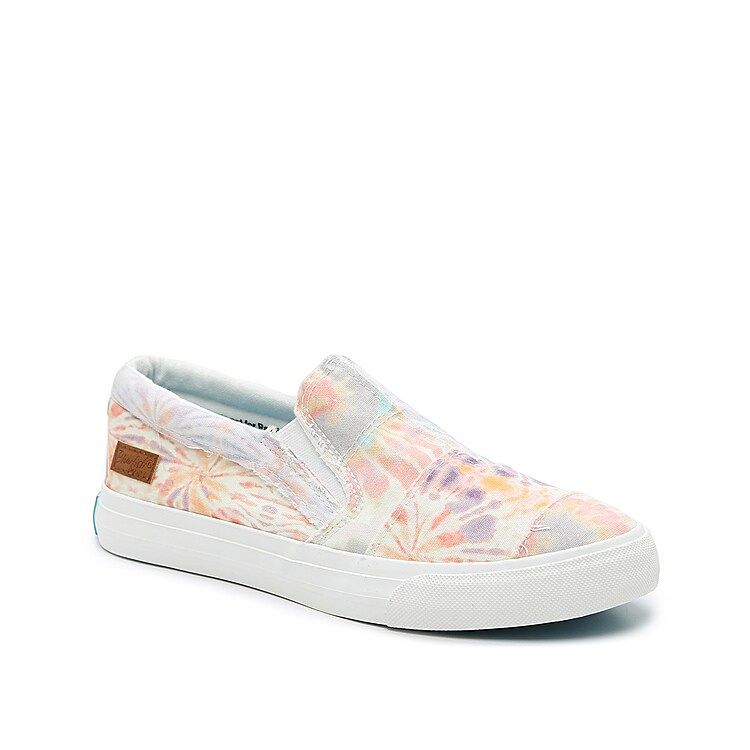 Blowfish Maddox Slip-On Sneaker - Women's - Off White/Multicolor Tie Dye - Size 11 - Slip-On | DSW