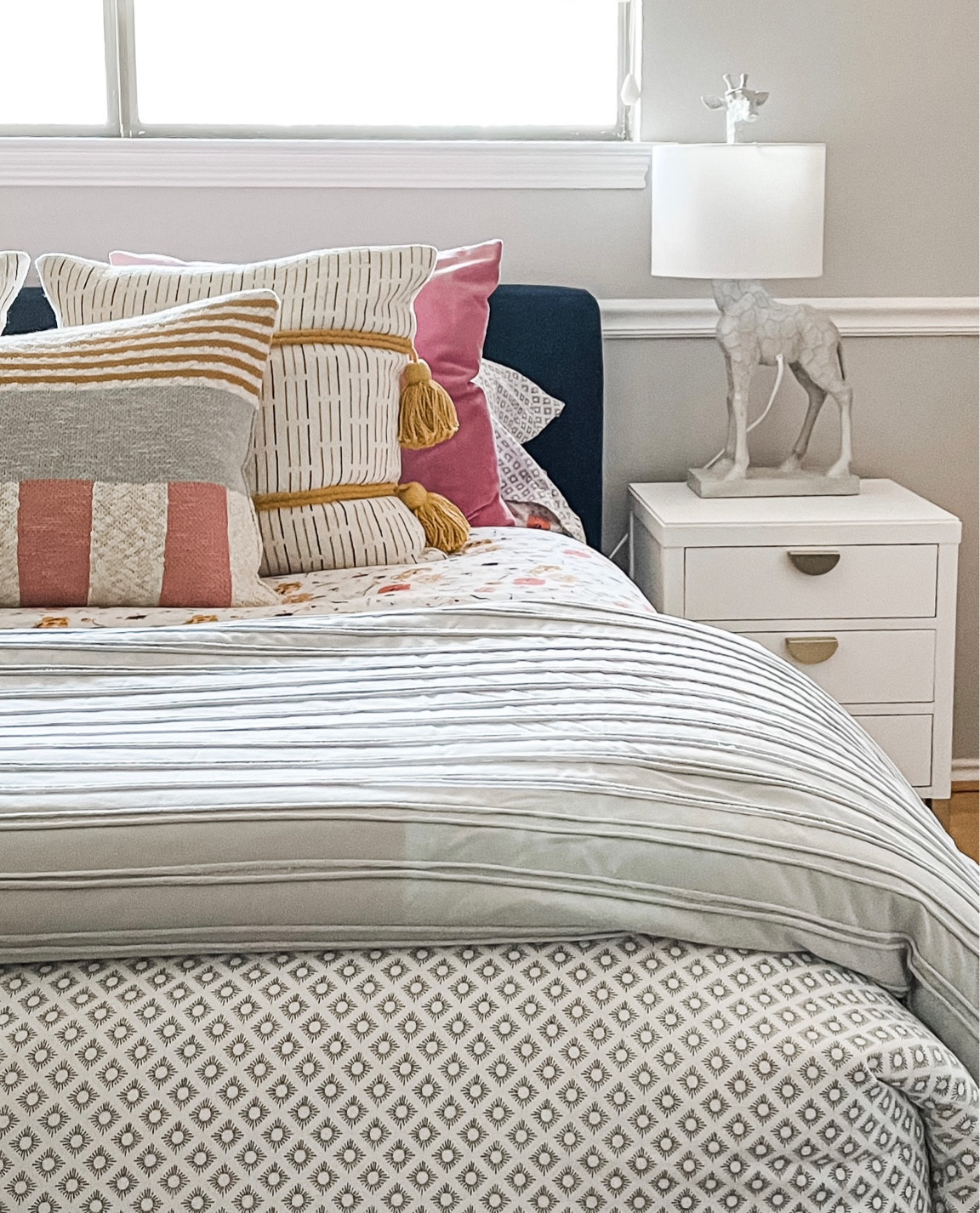 Guest room decor  Any guest would want to stay here. This bed is comfy and the giraffe lamp seals the deal. 

#LTKSale #LTKhome #LTKFind