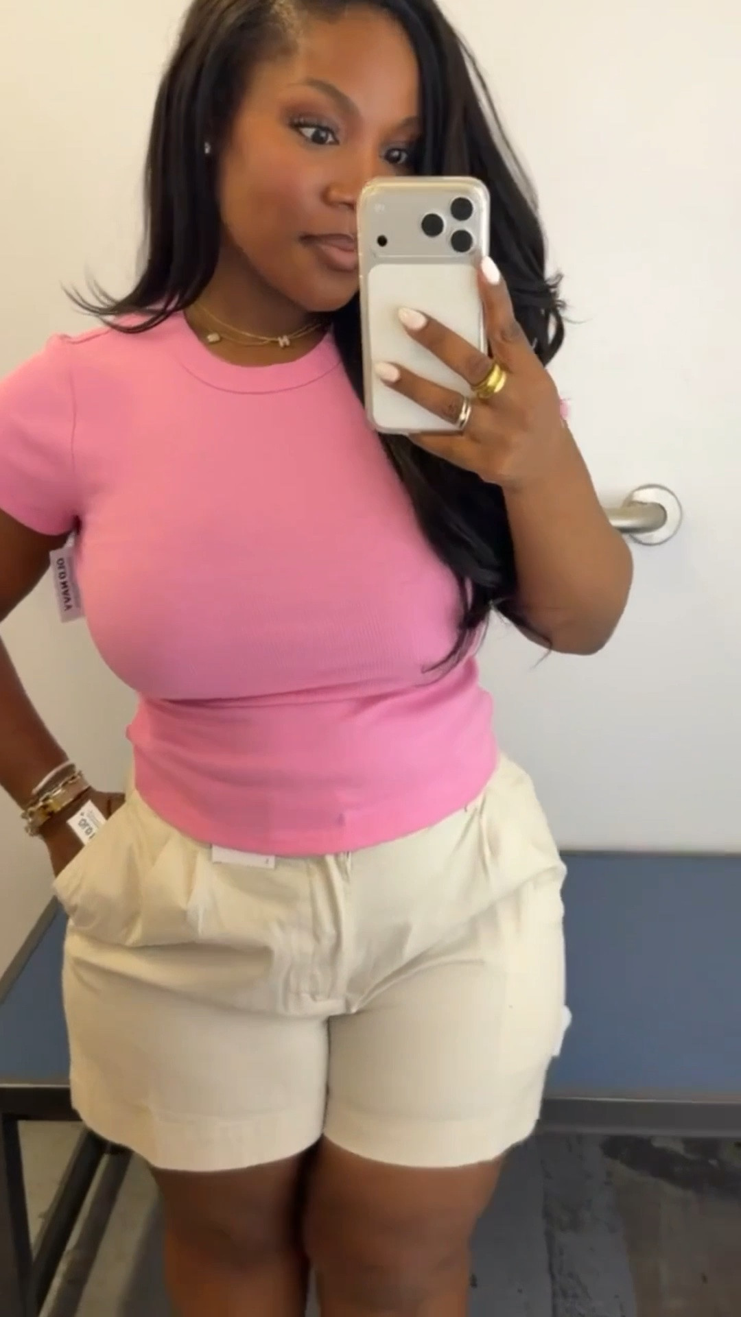 The perfect basics from Old Navy for warmer weather! The shirt is nice and fitted and the shorts fit so well too 🙌🏾 

Outfit is 50% off at Old Navy!! ✨

Top: M 
Shorts: L

#LTKSaleAlert #LTKMidsize #LTKPetite