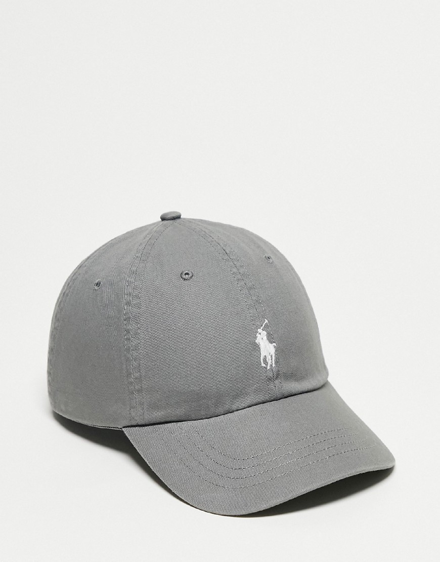 Polo Ralph Lauren Cap in grey with pony logo | ASOS (Global)