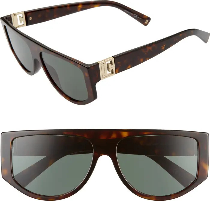 56mm Flat Top Sunglasses | Nordstrom Rack