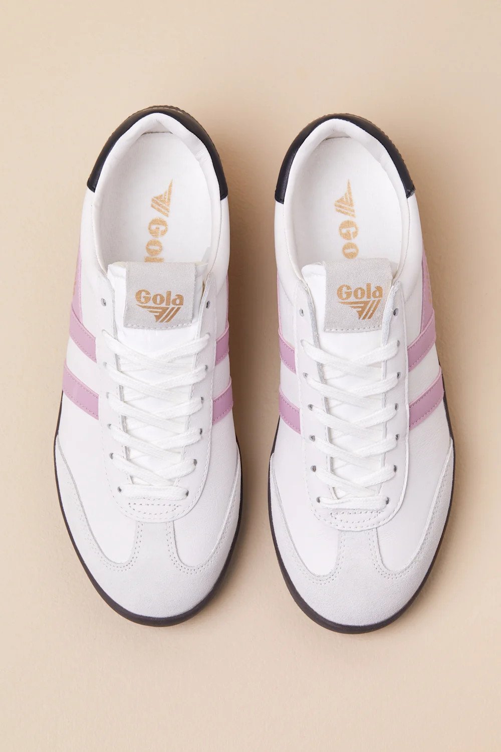 Cyclone White and Candy Pink Leather Lace-Up Sneakers | Lulus