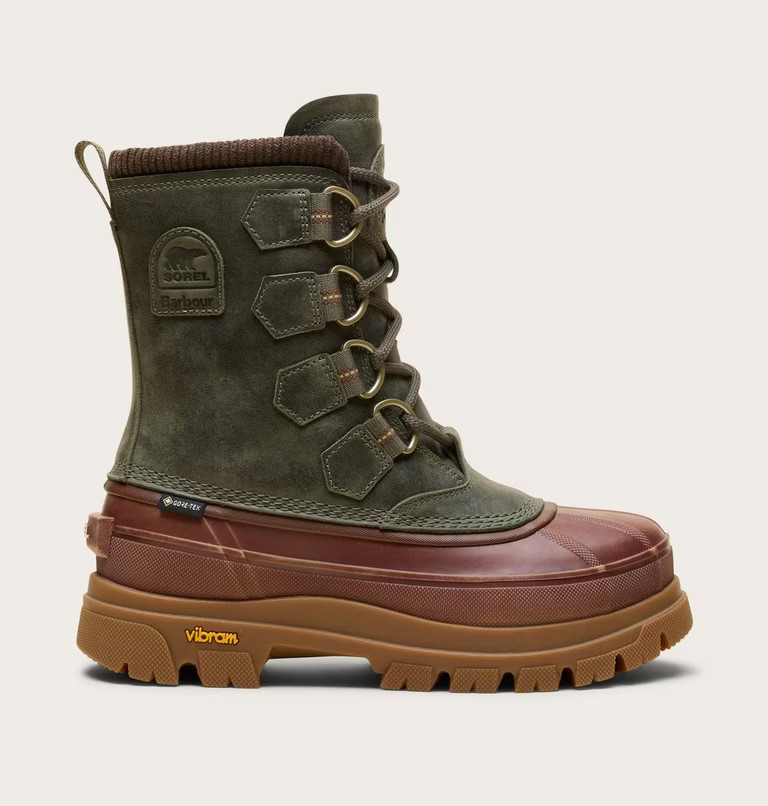SOREL X Barbour Caribou Horizon™ GTX, Skiing Resort Boots, Winter OOTD | Sorel (US & CA)