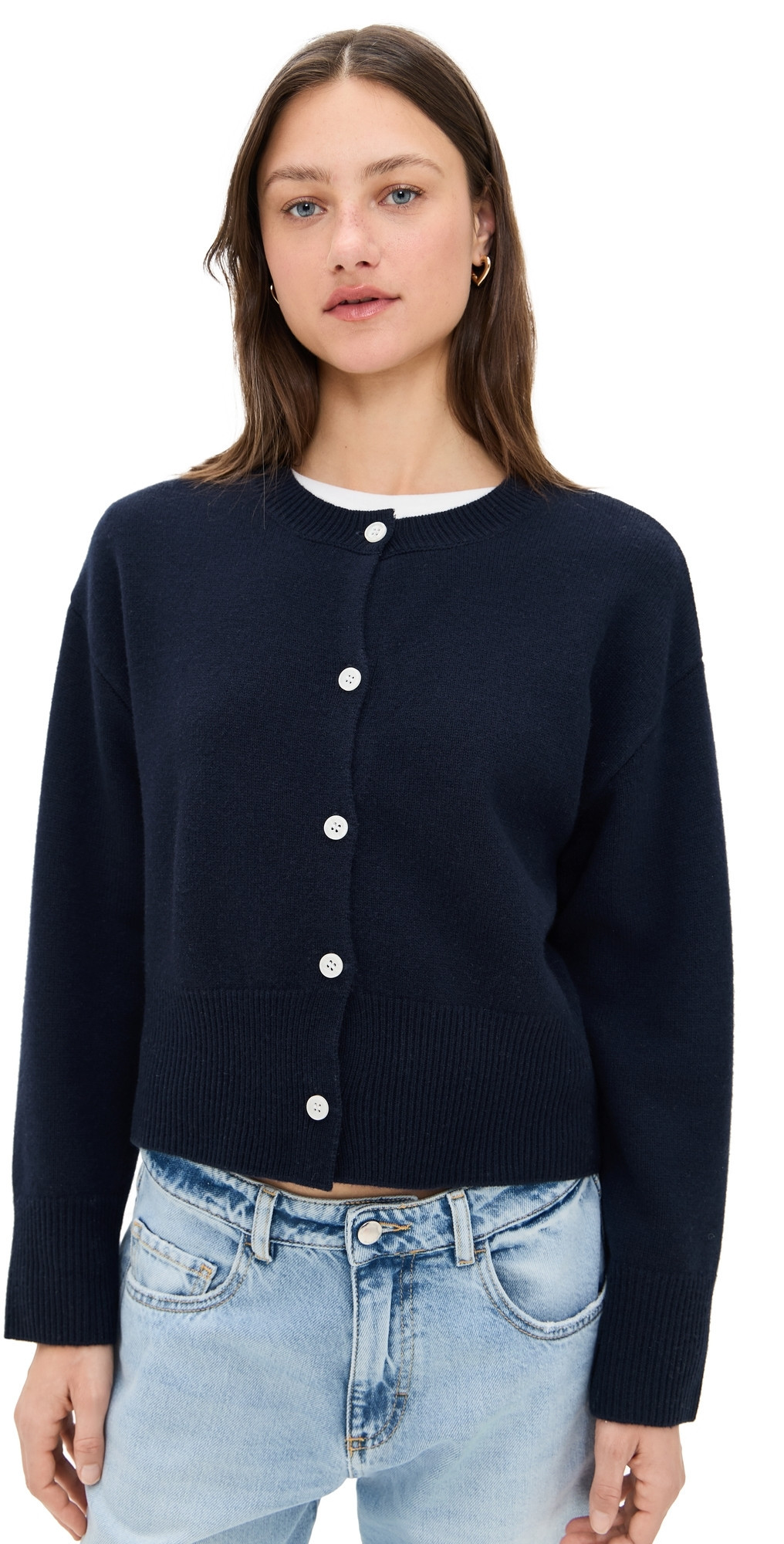 PARKE Cardigan Navy L/XL | Shopbop