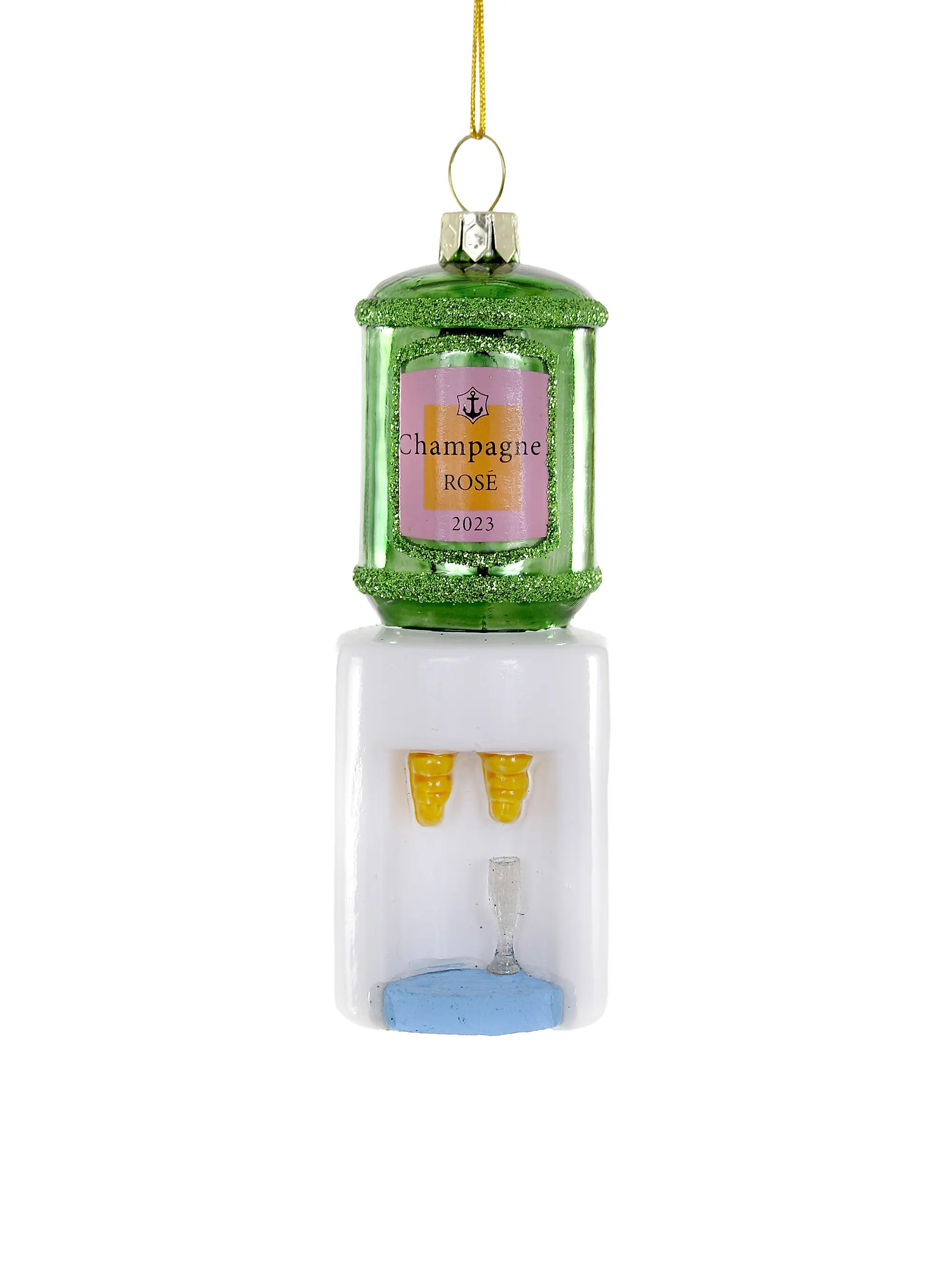 Cody Foster & Co Rosé Cooler Glass Ornament | Saks Fifth Avenue | Saks Fifth Avenue