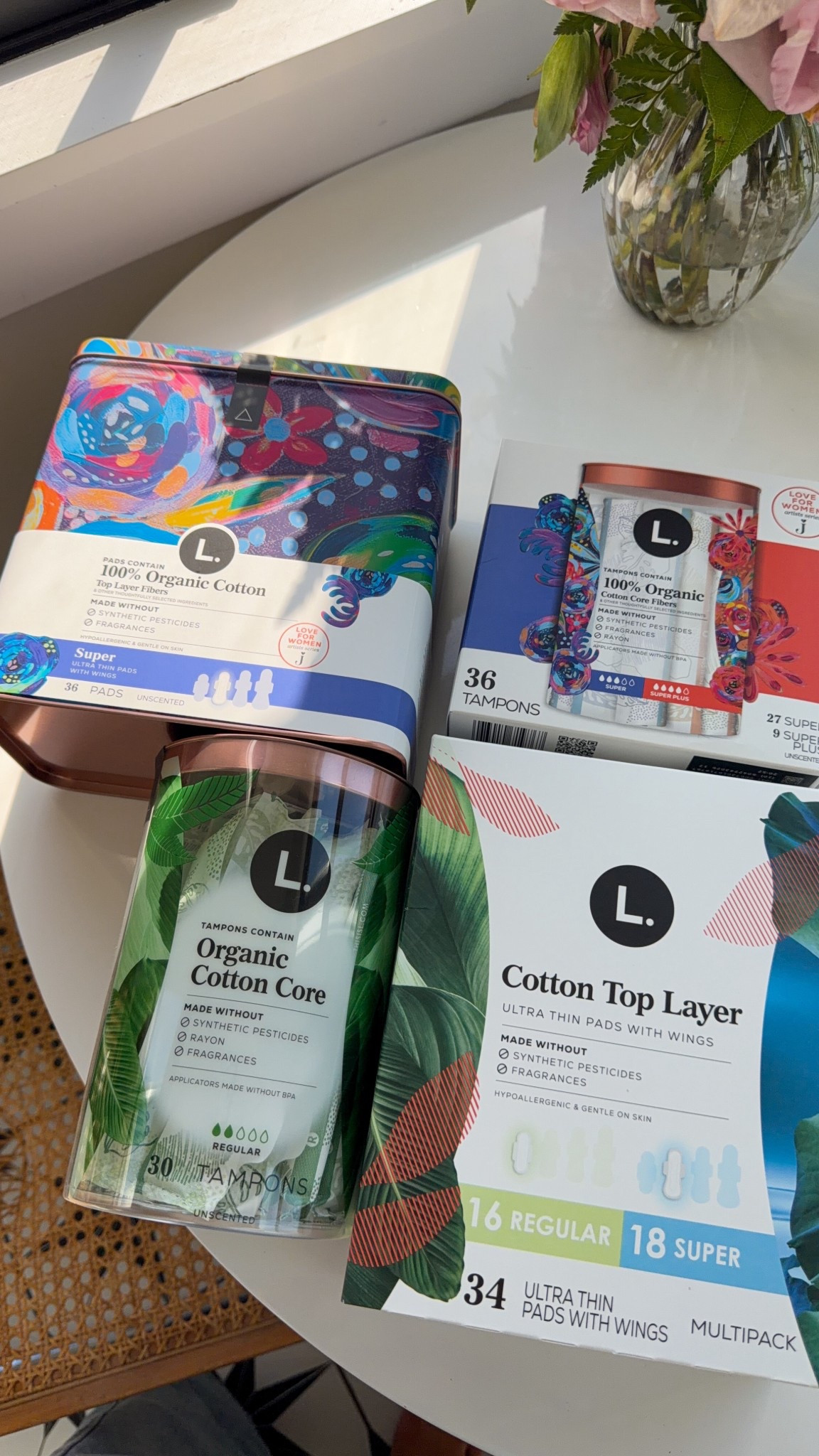 #ad because you deserve the best for your time of the month❣️ @thisislperiod 100% cotton period care brand available exclusively at @Target #TargetPartner #chooselove #chooseL #sponspored #thisisLdesignerseries