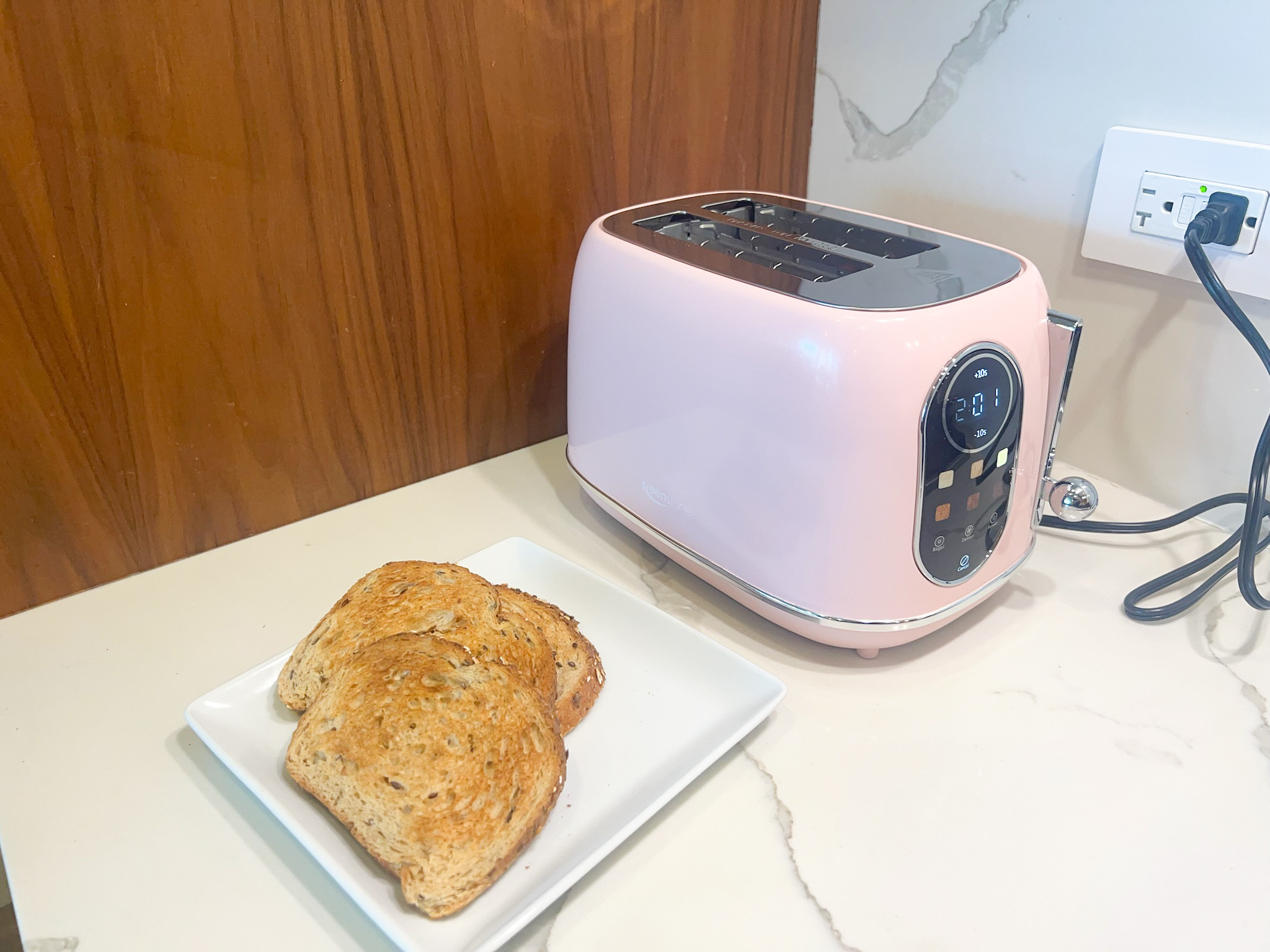 Say goodbye to burnt toast 🙅‍♀️ and hello to perfect golden slices every morning 🥰🍞! This Touch Screen Smart Toaster makes breakfast effortless with precision settings and sleek style 🔥✨. Your countertop just got smarter!

#SmartHome #KitchenFinds #TechAppliances #SmartToaster #HomeChef #BreakfastVibes #KitchenUpgrade #LTKFinds #AmazonHome #ToasterPerfection #CrispyMornings #LTKKitchen #SmartLiving #HomeInnovation #KitchenEssentials 

 