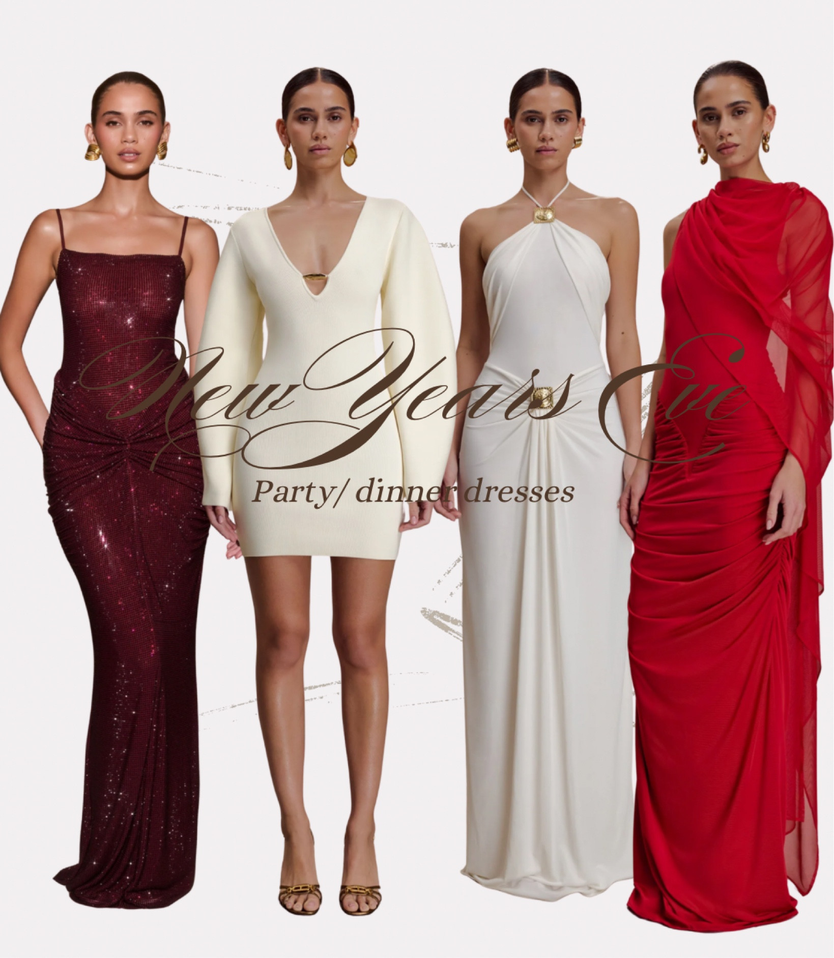 New years eve dresses inspo! Perfect for NYE dinners, cocktail events, parties and bringing in the new year in style.

#LTKHoliday #LTKootd #LTKGiftGuide