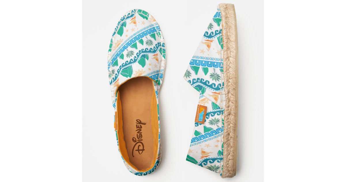 Moana | Land And Sea Are One - Pattern Espadrilles | Zazzle | Zazzle