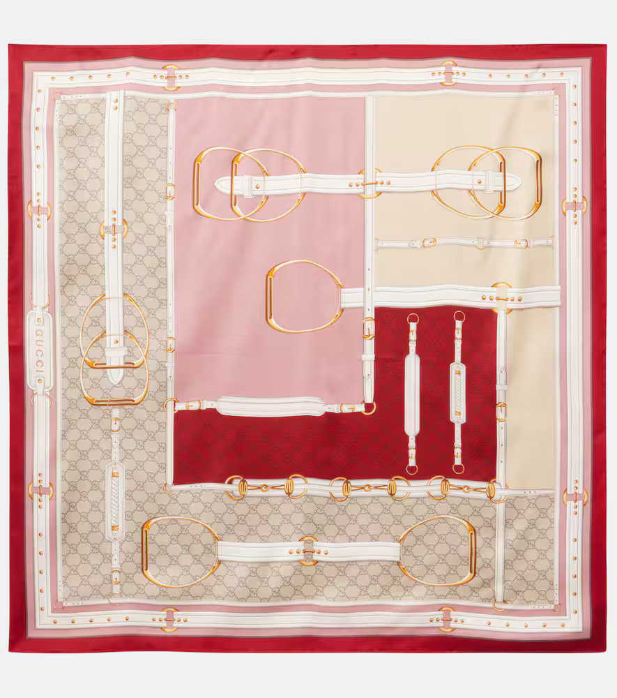 Gucci New Majo silk twill scarf | Mytheresa (INTL)