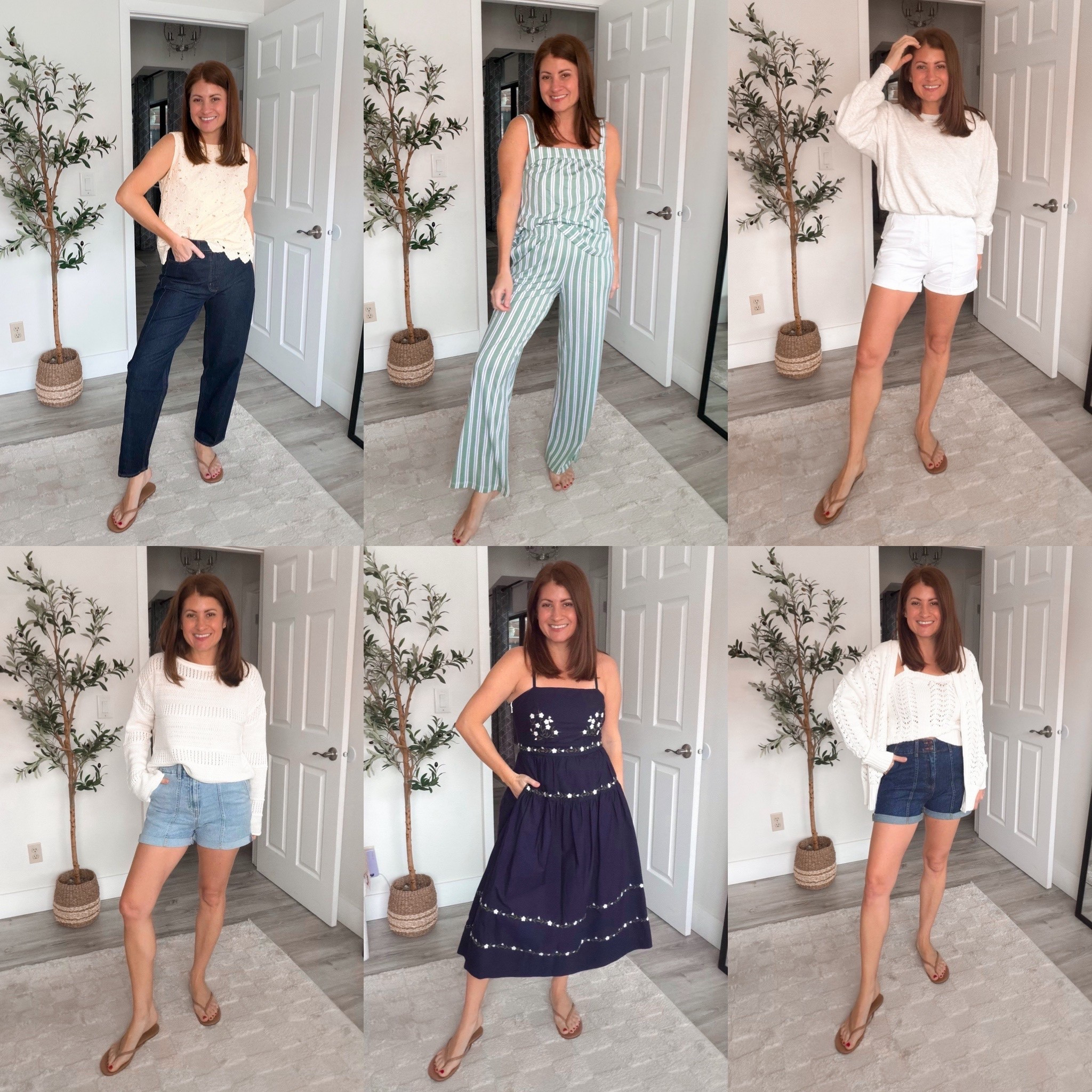 ✨Scroll to shop✨ Still not over these… 🤯 if you watched last week’s unboxing, THIS is your sign to run to Walmart.

I finally tried everything on and I’m honestly blown away—these pieces look so good on and feel even better. The quality, the fit, the price… it’s giving major designer vibes without the price tag 🙌🏼

Trust me, you’re going to want to grab your faves before they sell out (because they will 👀)

Follow @styledinasnap_ for more affordable finds you don’t want to miss 💕

Dress – size small
Shorts – size 4, but if you’re in between sizes size up
Open knit cardigan -  size small
Open knit tank – size small
Pajamas set – size small
Yellow eyelet top – size small
Barrel jeans – size 6 

Which piece is your favorite?! 🤍

#Walmart #WalmartFashion 

#LTKSeasonal #LTKOver40