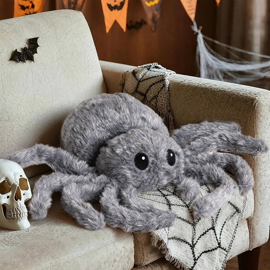 Lanpn Halloween Spider Throw Pillow, Cute Full Body Spiders Shaped Decorative Soft Plush Pillow C... | Amazon (US)