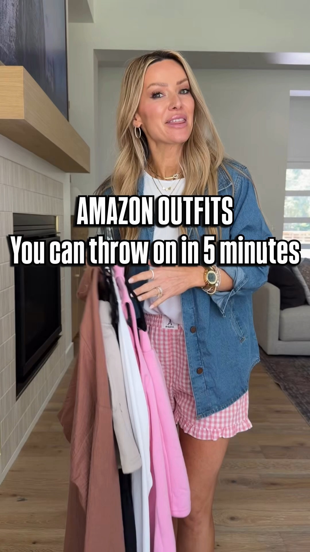 Amazon outfits I reach for when I have zero time but still want to look put together 🤍 comment AMAZON and I’ll send you the details 

These are my go-to 5 minute outfits — easy, elevated basics that feel effortless but still give that “she has it together” energy. As a mom on the go, I need pieces I can throw on fast and walk out the door feeling cute.

Lightweight shorts, comfy two-piece sets, easy layers, everyday sneakers and sandals… these are the kind of Amazon fashion finds that make getting dressed so much easier.

Perfect for school drop-off, errands, coffee runs, or last-minute plans — all affordable, all comfy, all actually cute.

📍Rocklin, CA

#AmazonFashion #AffordableOutfits #EverydayStyle #MomStyle #CasualOutfits