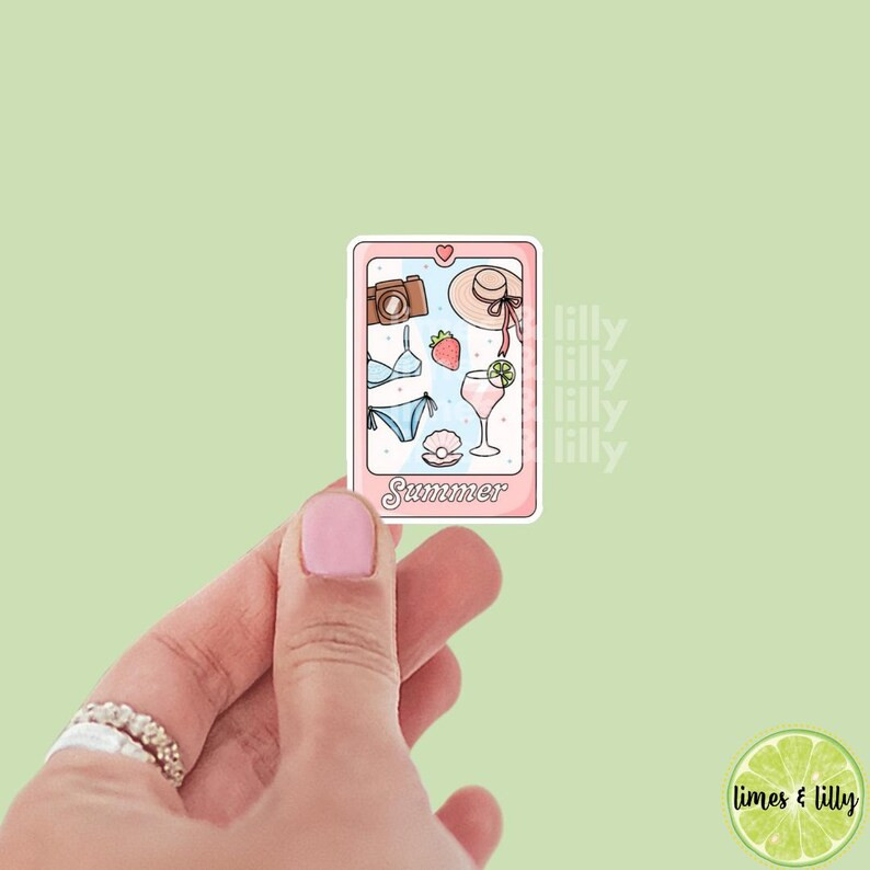 Summer Tarot Card Vinyl Sticker | Kindle Stickers | Bookish Stickers | Gift for Book Lover - Etsy | Etsy (US)