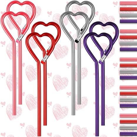 Fainne 28 Pcs Valentine's Day Pencils Heart Shape Pencils Assorted Colorful Heart Wooden Note Pen... | Amazon (US)