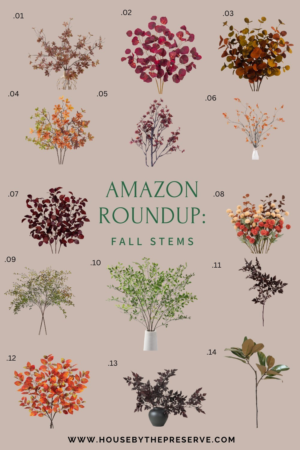 Amazon Roundup: Fall Stems

#LTKFindsUnder50 #LTKHome #LTKSeasonal