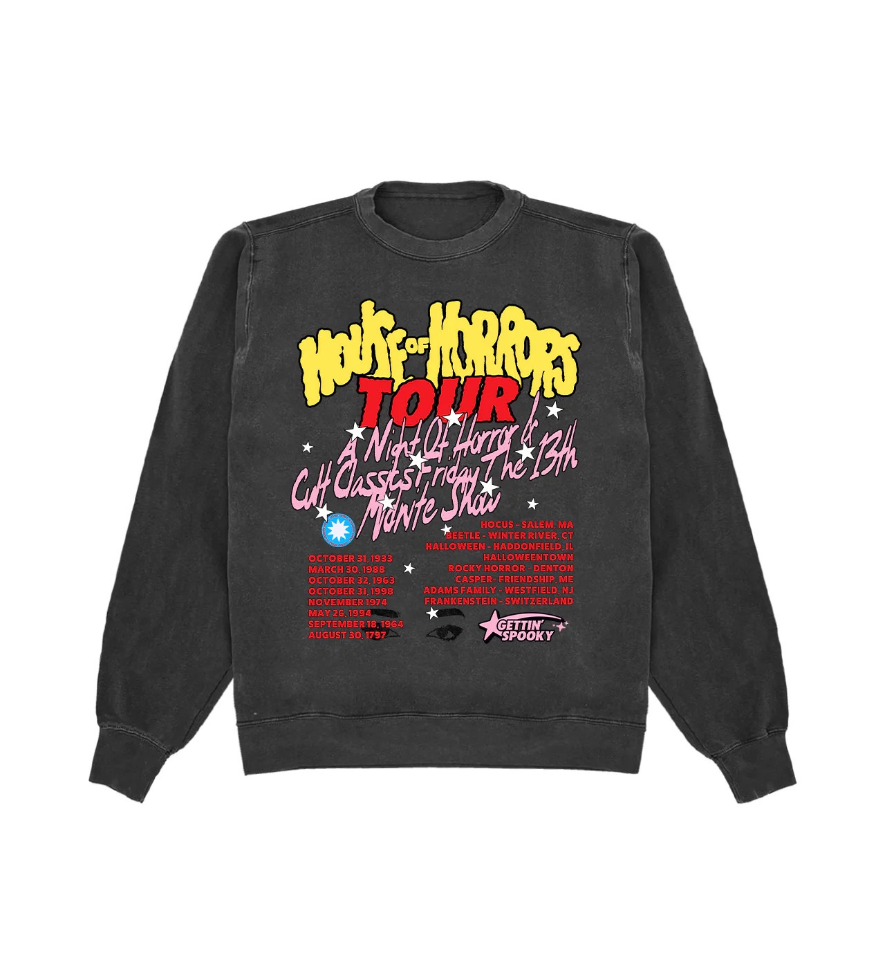 House of Horror Tour Crewneck | Shop Kristin Jones