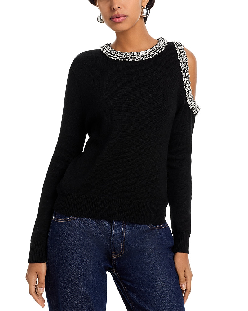 Milly Roma Crystal Embellished Crewneck Top | Bloomingdale's (US)