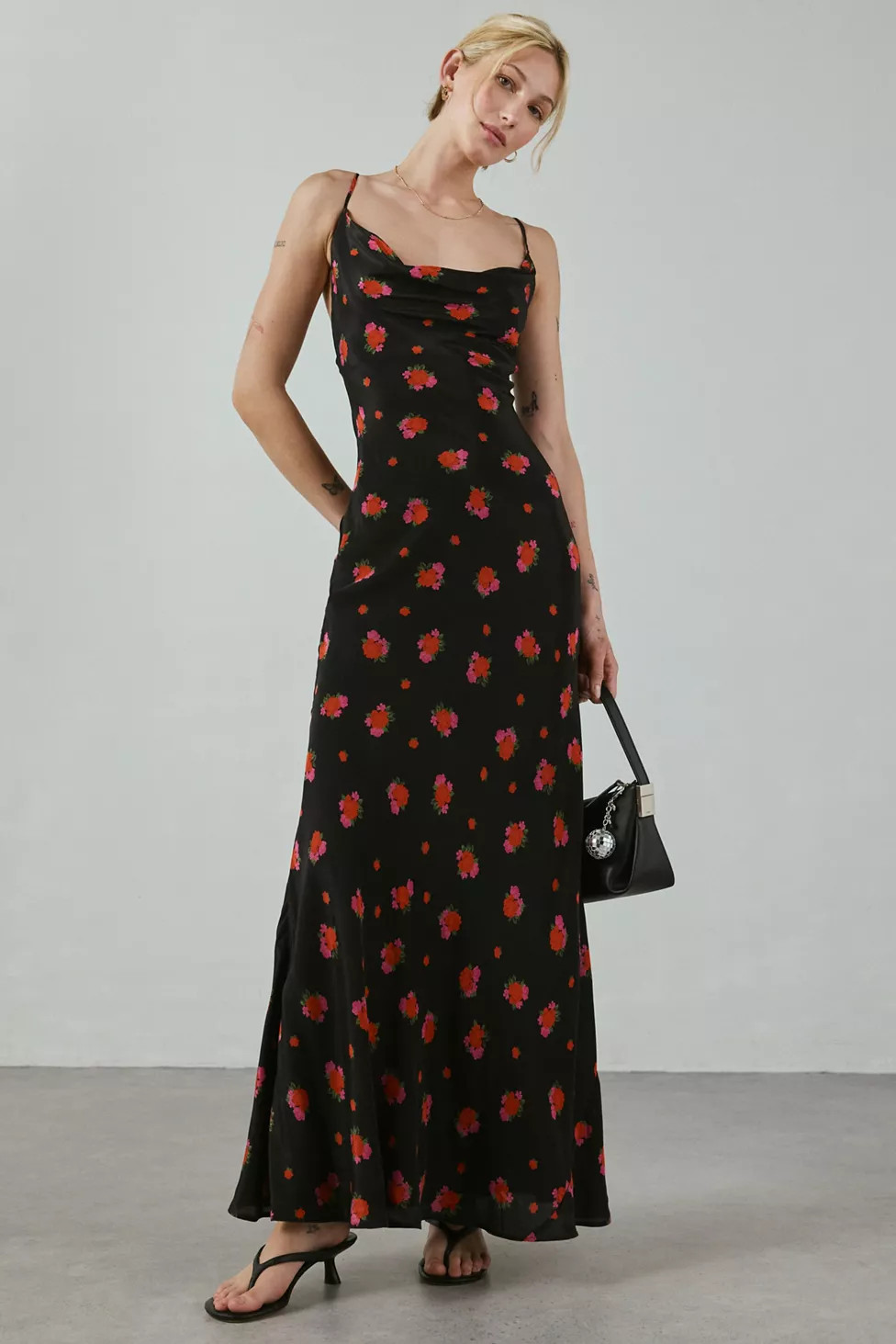 Bardot Monroe Cowl Neck Cami Maxi Dress | Urban Outfitters (US and RoW)