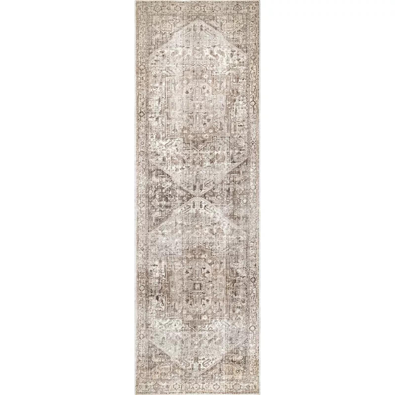 nuLOOM Vintage Harriet Medallion Fringe Area Rug | Target