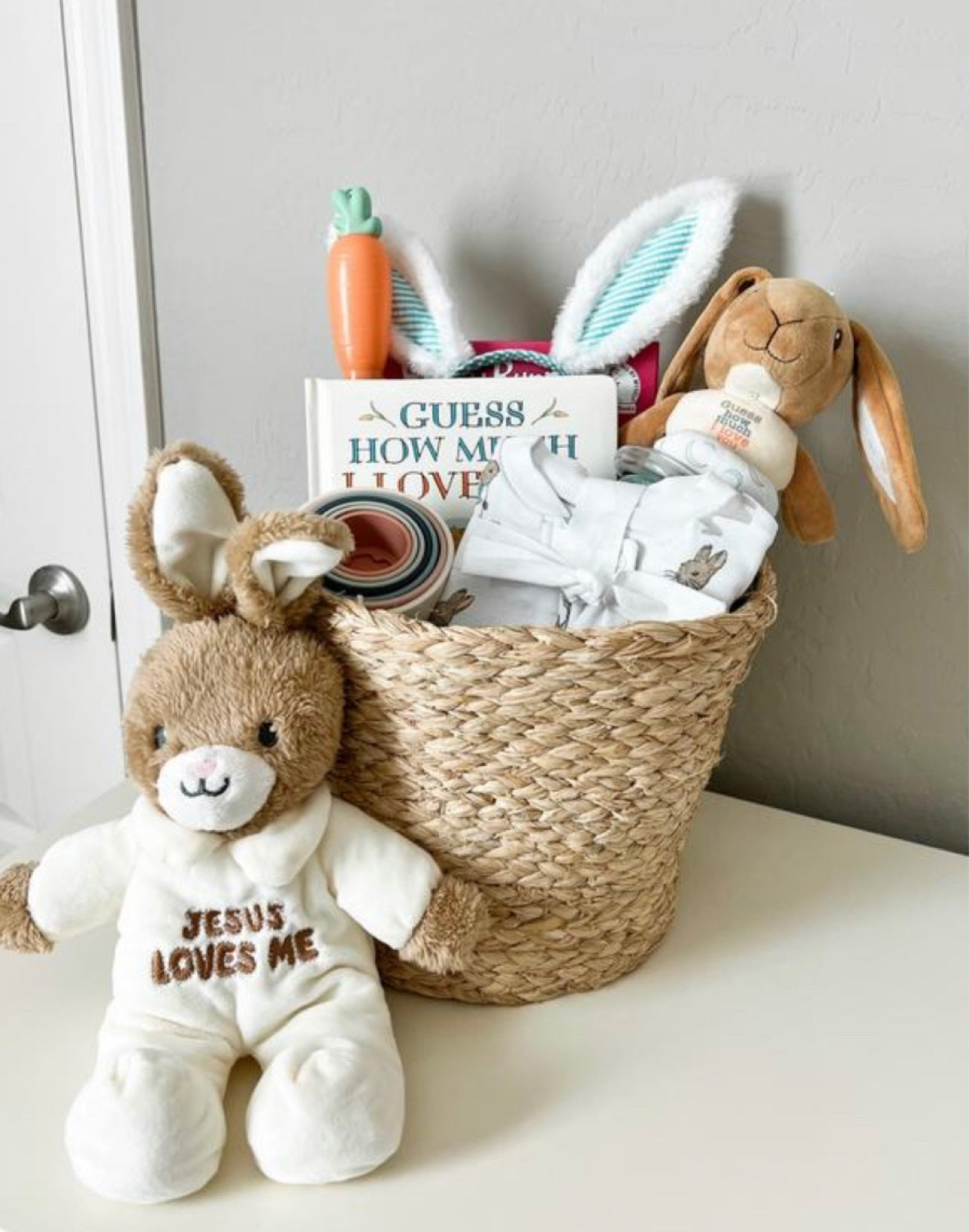 Zach’s first Easter Basket!🫶🏻 bunny plush sold out (available at hobby lobby) 

#babysfirsteaster #easterbasket #babyseasterbasket #easter #babygifts #babytoys #babybooks #babyeasterfootie #babyclothing #babyonesie #peterrabbit #babygiftguide #babygiftideas #babyeastergiftideas #baskets #targetfinds #amazonfinds #babyboyeasterbasket #basketorganizers #babyclothing #babyoutfits #pbk #pbkpajama #seasonal #walmartfinds #targetbaby #targetbasket #walmartfinds #walmartkids #easterstuffers #peterrabbit #babypajamas 

#LTKKids #LTKFindsUnder50 #LTKBaby