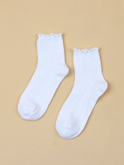 Frill Trim Crew Socks
   SKU: swsock24210521323      
          (4972 Reviews)
            US$1.0... | SHEIN