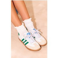 Multi Tonal Frill Ankle Socks 3 Pack | PrettyLittleThing US