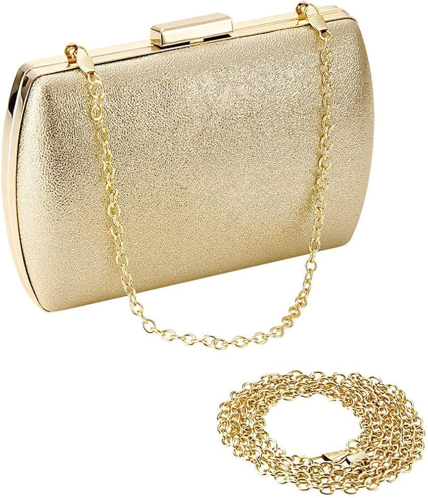 BENCOMOM Gold Clutch,Gold Clutch Purses For Women Evening Wedding Party Handbags Bridal Prom shou... | Amazon (US)
