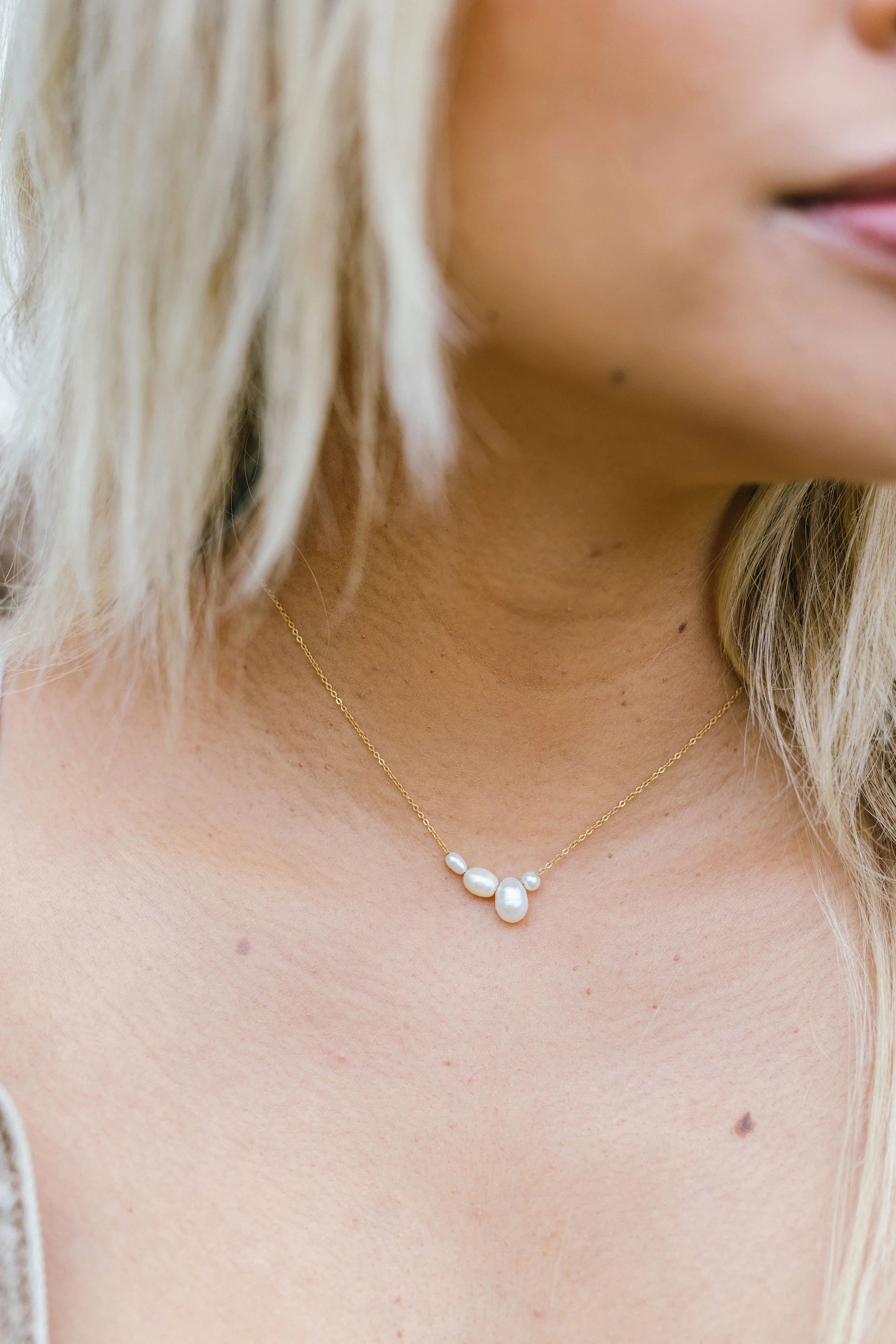 Remi x Set & Stones - Dripping Pearls Necklace | Set & Stones