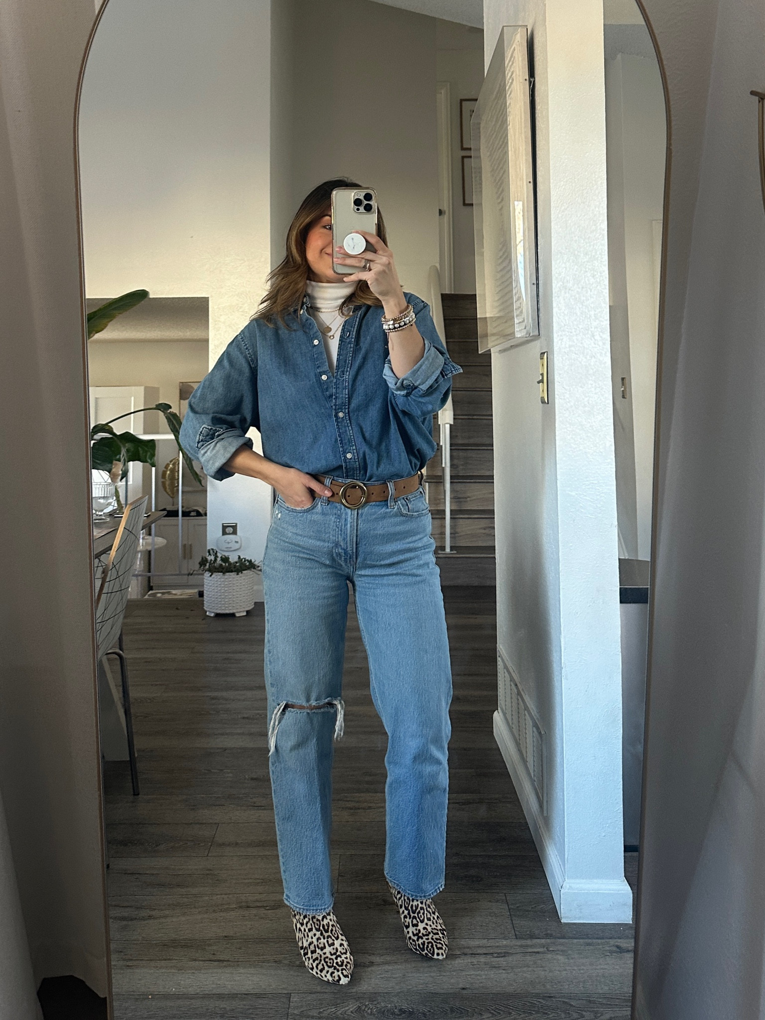 Total denim look for the win! Linking similar denim top and same exact jeans. 
Jeans size 25 short

#LTKFindsUnder50 #LTKSaleAlert #LTKFindsUnder100